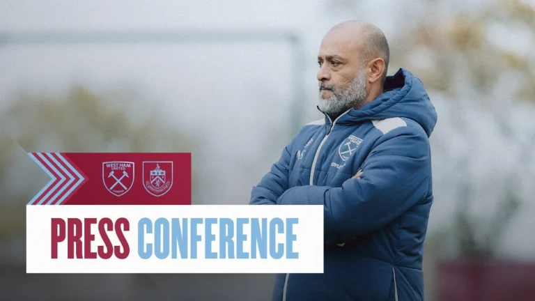 LIVE: Nuno Espírito Santo’s Press Conference West Ham v Burnley