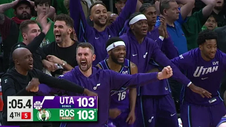 Final 4:41 CRAZY ENDING Celtics vs Jazz November 3, 2025