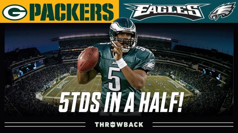 McNabb DETONATES for 5 TDs in a Half! (Packers vs. Eagles 2004, Week 13)