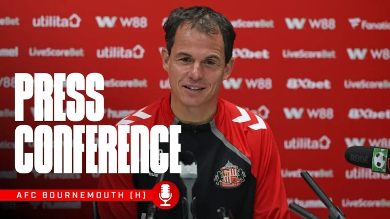Sunderland AFC vs AFC Bournemouth Régis Le Bris’ Premier League Press Conference!