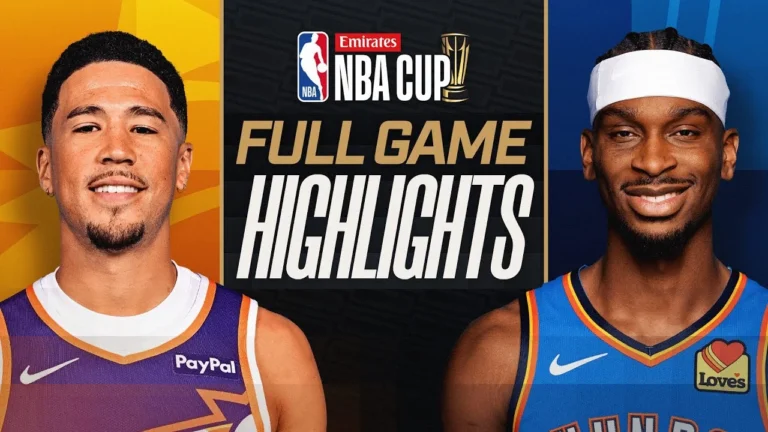 SUNS at THUNDER EMIRATES NBA CUP FULL GAME HIGHLIGHTS November 28, 2025