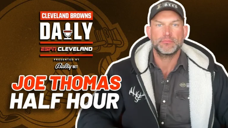 The HOF reviews Shedeur’s game vs Ravens Joe Thomas Half Hour 11.17.25