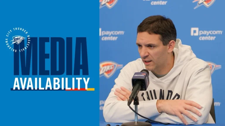 Coach Daigneault on the Thunders win over the Lakers Post Game Media November 12, 2025