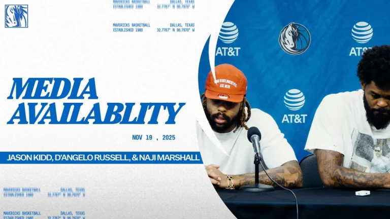 Jason Kidd, Naji Marshall, & D’Angelo Russell Media Availability vs NYK 11 20 25