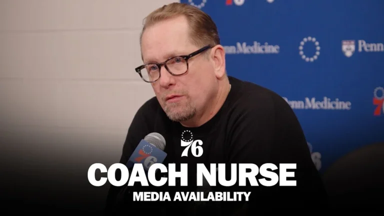 Philadelphia 76ers Postgame Media Availability Coach Nurse 11.19.25