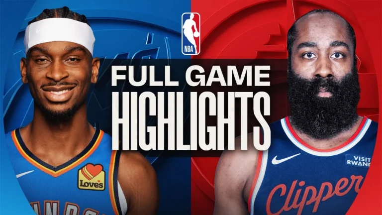THUNDER at CLIPPERS FULL GAME HIGHLIGHTS November 4, 2025