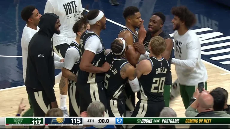 GIANNIS ANTETOKOUNMPO CALLED GAME! TissotBuzzerBeater