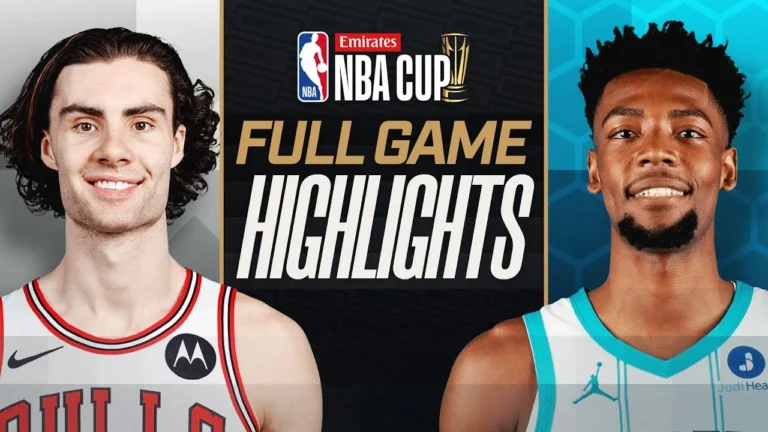 BULLS at HORNETS EMIRATES NBA CUP FULL GAME HIGHLIGHTS November 28, 2025