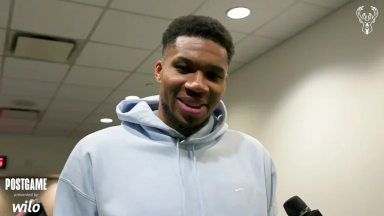 Giannis Antetokounmpo Postgame Media Availability 11.10.25