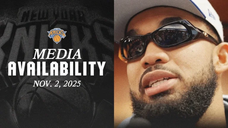 Coach Mike Brown, Jalen Brunson & Karl-Anthony Towns Postgame Media November 2, 2025
