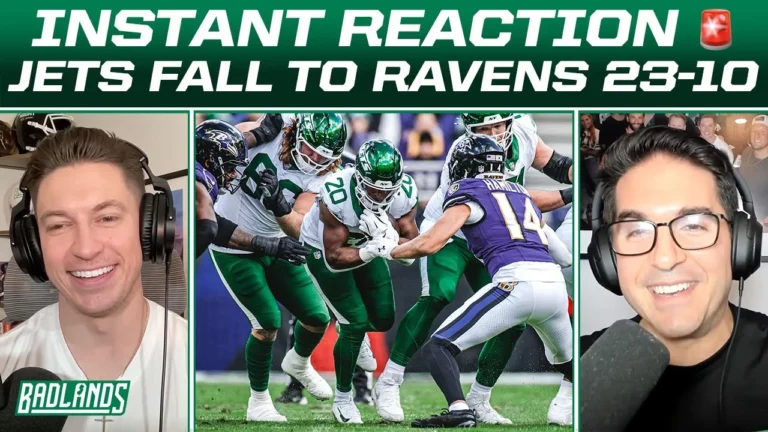 New York Jets LOSE 23-10 To Ravens REACTION (FULL BADLANDS)