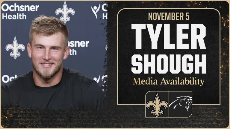 Tyler Shough on Rashid Shaheed trade, opportunity for Devaughn Vele New Orleans Saints