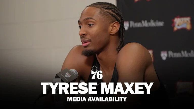 Philadelphia 76ers Postgame Media Availability Tyrese Maxey 11.09.25