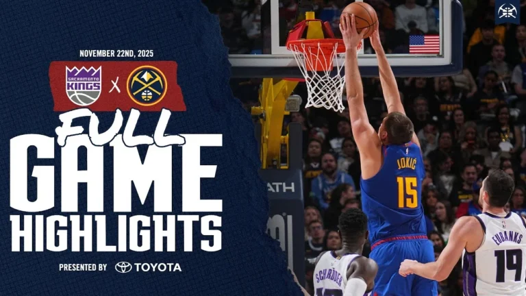Denver Nuggets vs. Sacramento Kings Highlights Toyota Game Recap