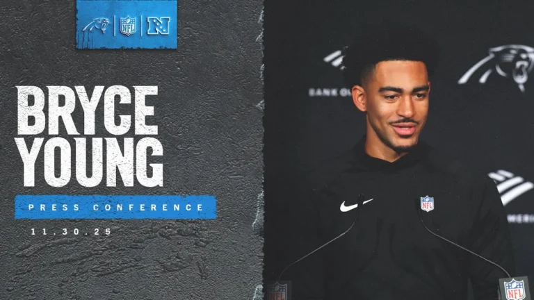Bryce Young talks Week 13 win against the Los Angeles Rams Carolina Panthers