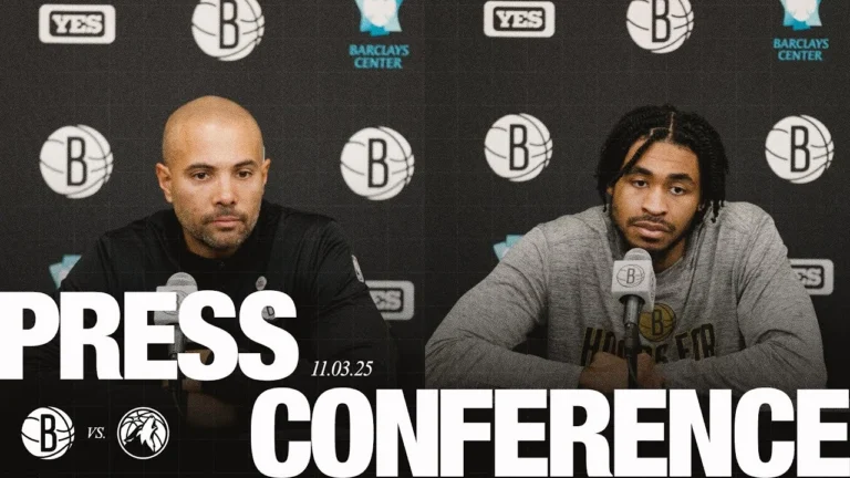 Jordi Fernández and Cam Thomas Postgame Press Conferences vs Minnesota