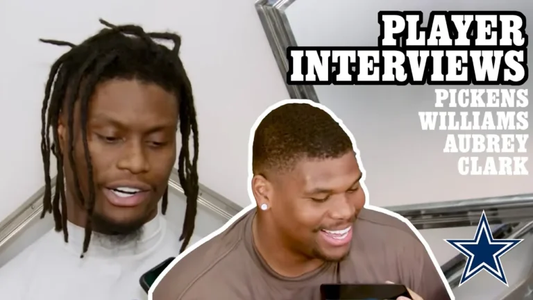 Cowboys React to HUGE Comeback over Eagles Player Interviews