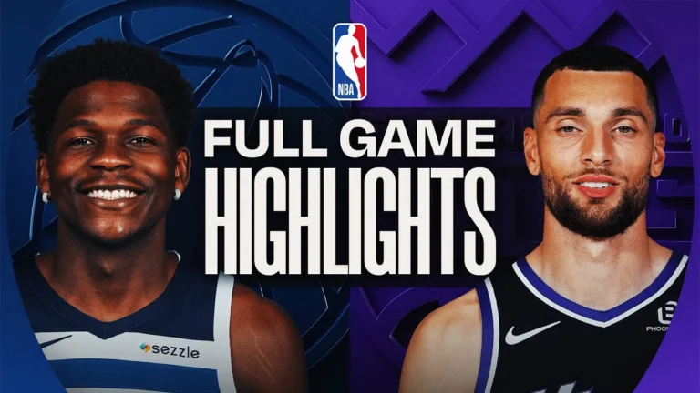 TIMBERWOLVES at KINGS FULL GAME HIGHLIGHTS November 9, 2025
