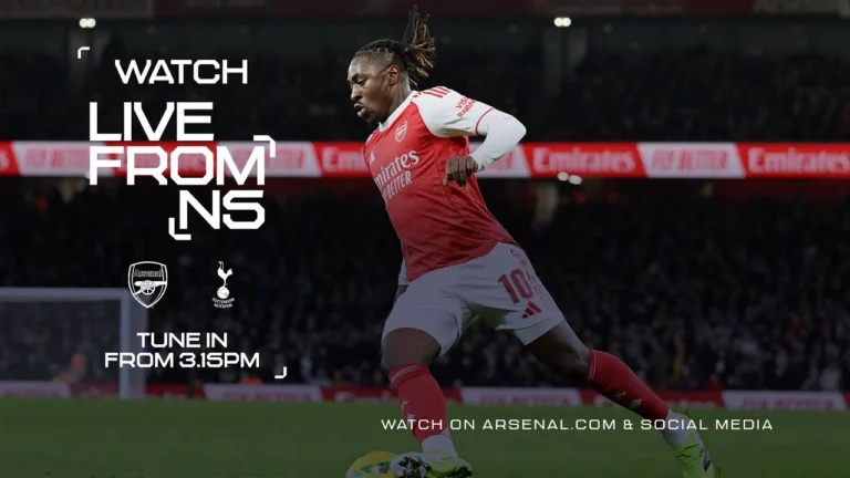 NORTH LONDON DERBY Arsenal v Tottenham Hotspur LIVE FROM N5 PRE-MATCH SHOW Premier League