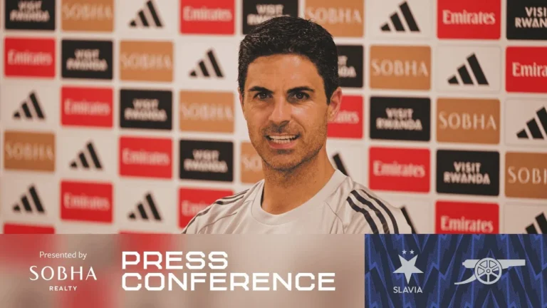 Is Gyökeres fit to play? l PRESS CONFERENCE Mikel Arteta on Slavia Prague UCL