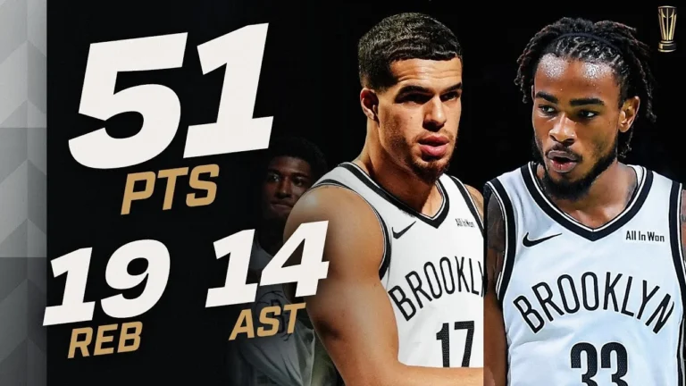 MPJ (33 PTS) & Nic Claxton (18 PTS 11 REBS 12 AST) Were CLICKING vs Celtics November 21, 2025