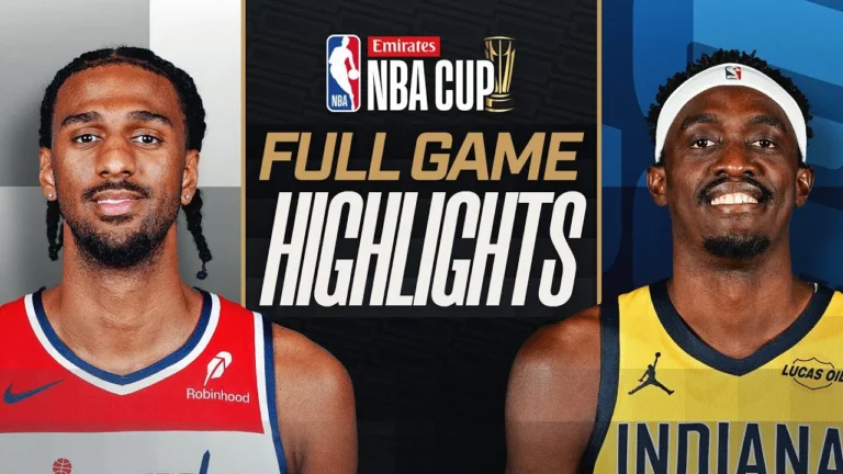 WIZARDS at PACERS EMIRATES NBA CUP FULL GAME HIGHLIGHTS November 28, 2025