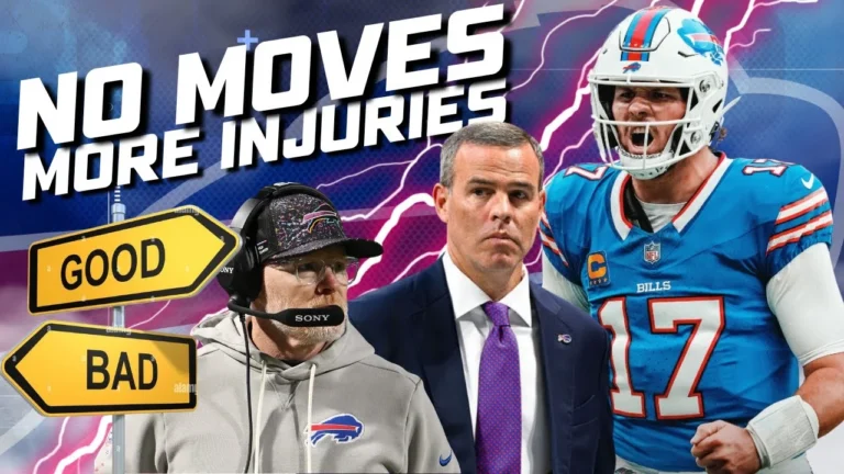 WHY Brandon Beane says the BILLS did NOT make a MOVE at the DEADLINE