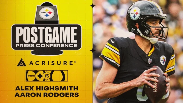 Highsmith & Rodgers Postgame Press Conference (Week 9 vs Indianapolis Colts) Pittsburgh Steelers