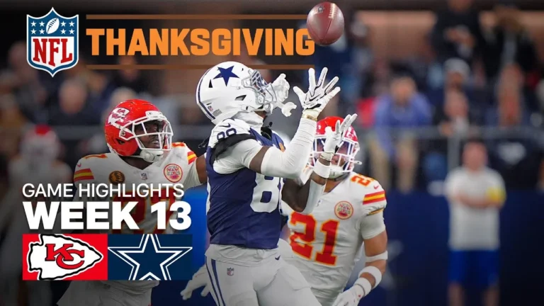 Kansas City Chiefs vs Dallas Cowboys Thanksgiving Game Highlights 2025 NFL Season Week 13