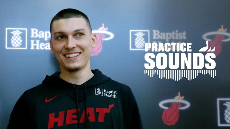 Nikola Jović, Bam Adebayo, Tyler Herro, Erik Spoelstra Practice Interviews November 16, 2025