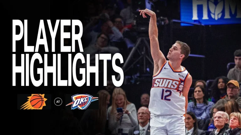 Collin Gillespie Scorers Career High 24 Points (6 3PM) Against Thunder 11-28-25 Phoenix Suns