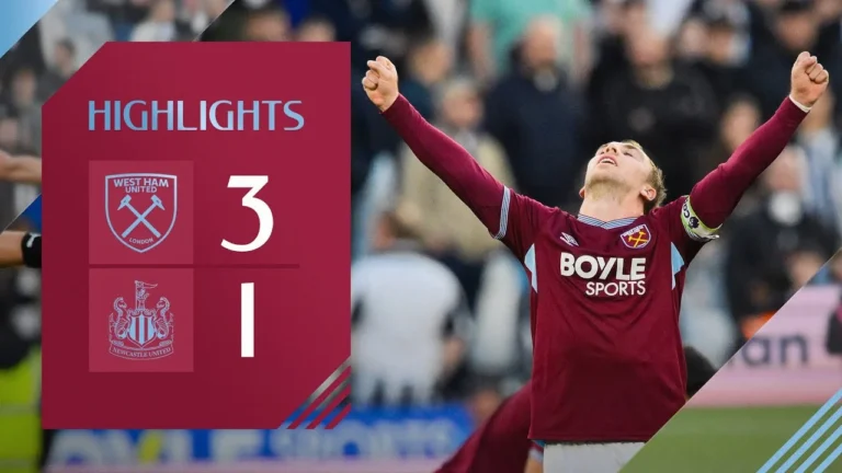 Souček Secures Victory! West Ham 3-1 Newcastle Premier League Highlights