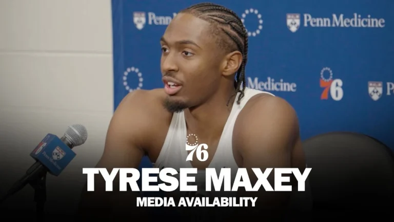 Philadelphia 76ers Postgame Media Availability Tyrese Maxey 10.31.25
