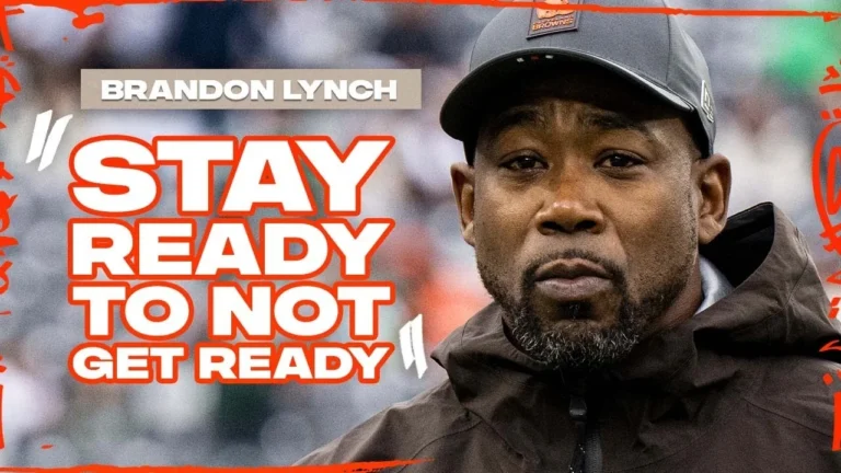 Brandon Lynch Press Conference: Stay ready to not get ready