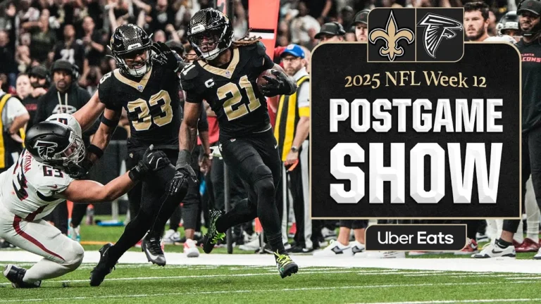 LIVE: Saints vs. Falcons Postgame Show 2025 NFL Week 12