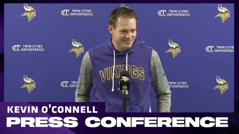 Kevin O’Connell on Big Road Win vs. Lions, J.J. McCarthy & Quarterback Room, Strong Defensive Game