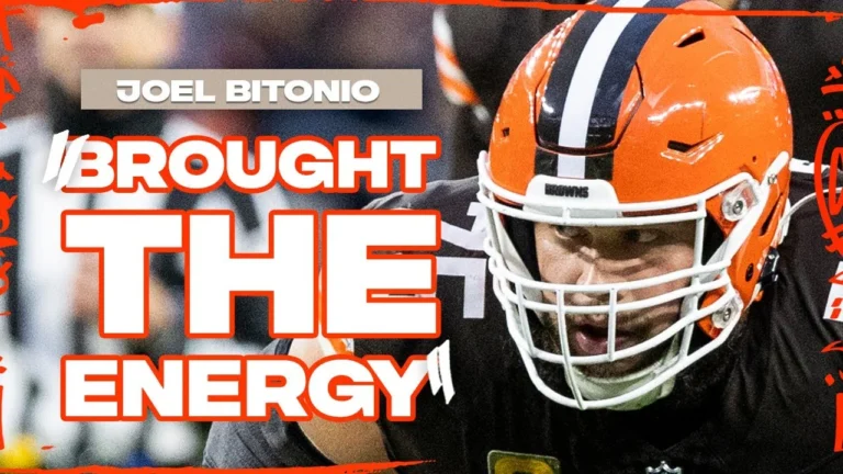 Joel Bitonio Press Conference: Brought the energy
