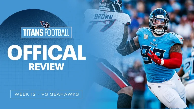 Titans 95-yard Touchdown Drive & Defensive Sacks Official Review