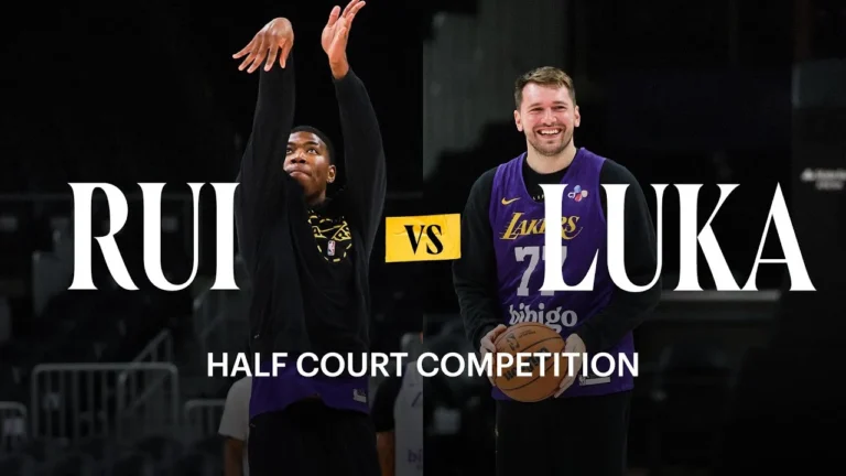 Rui vs Luka: Half-Court Shot Battle You Need to See