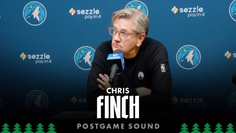 We Got The Win, That’s What We Came Here For. Chris Finch Postgame 11.10.25