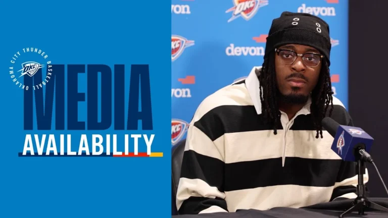 Lu Dort on his defensive night Post Game Media November 17, 2025