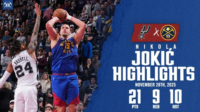 Nikola Jokić Sombor Double Highlights vs. SAS