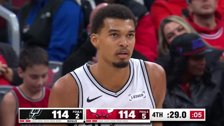 Final 5:07 MUST-SEE ENDING Bulls vs Spurs November 10, 2025