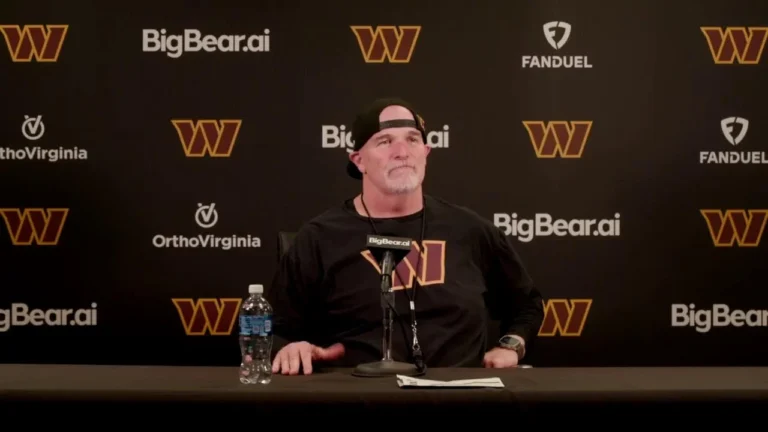 HC Dan Quinn Speaks to the Media After the Last Practice of the Week Washington Commanders