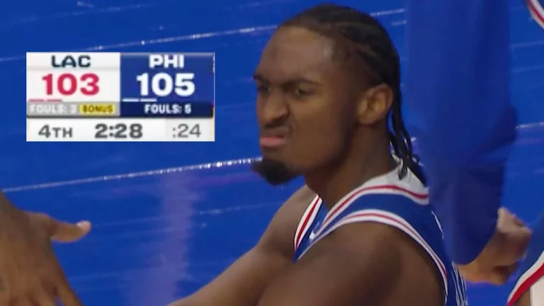 Final 2:53 WILD ENDING 76ERS vs CLIPPERS November 17, 2025