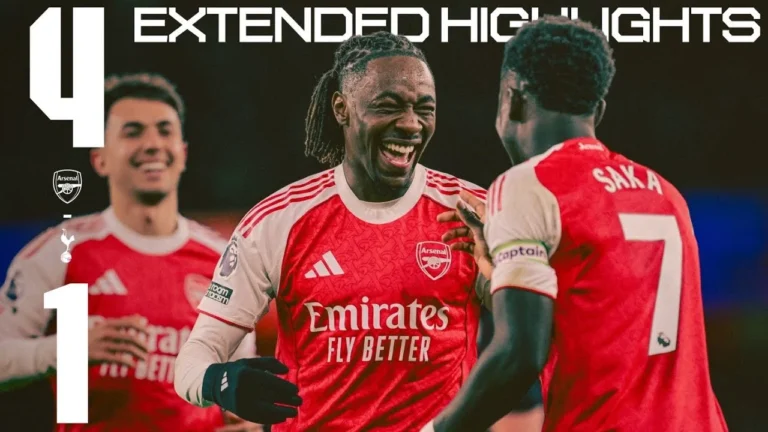 NORTH LONDON DERBY DELIGHT EXTENDED HIGHLIGHTS Arsenal v Tottenham Hotspur (4-1) EPL