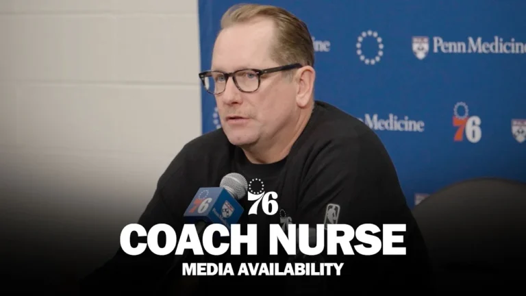 Philadelphia 76ers Postgame Media Availability Coach Nurse 10.31.25