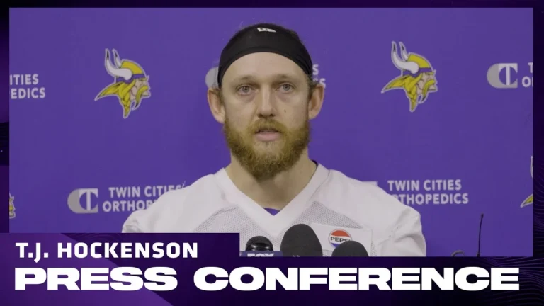 T.J. Hockenson on Confidence in Max Brosmer, Playing with Different Quarterbacks, Playing in Seattle