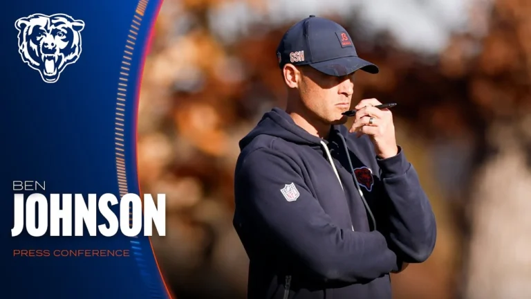 Ben Johnson on offensive performance, team culture Chicago Bears