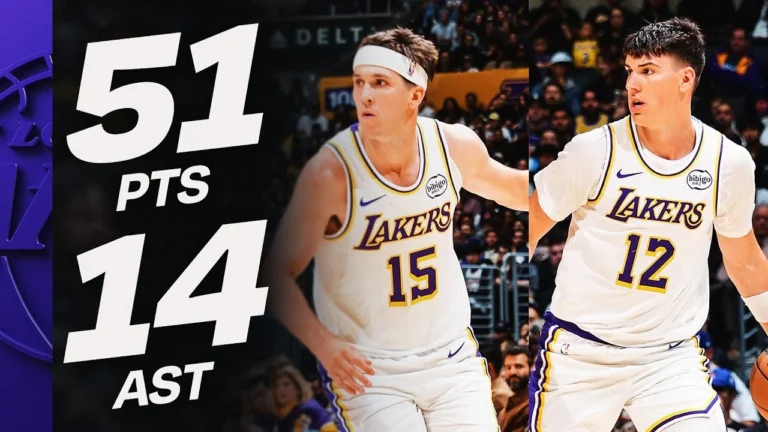 Austin Reaves (26 PTS) & Jake LaRavia (25 PTS) Were COOKING vs Miami November 2, 2025